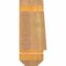 Ekena Millwork Eugene Rough Sawn Timber Gable Bracket, Western Red Cedar, 48"W x 8"H x 4"D x 6"F, 4/12 Pitch GBW048X08X0406EUG00RWR - alternate 2
